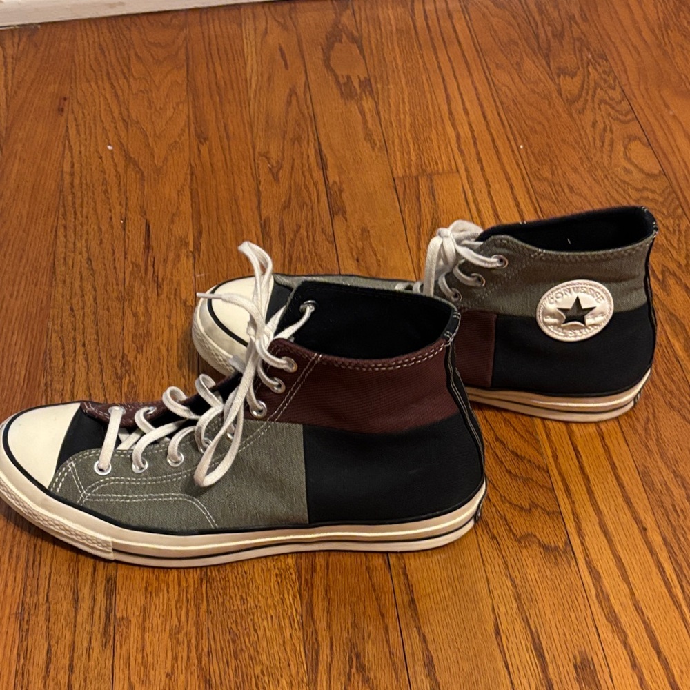 Converse Patchwork High-Tops With Cool Cut-Out St… - image 4